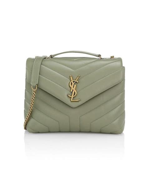 ysl sage green bag|ysl green handbag.